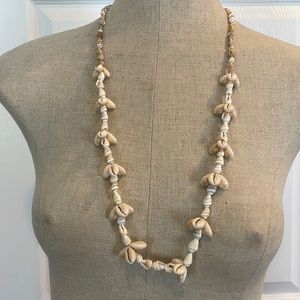 Necklace cowrie seashells
